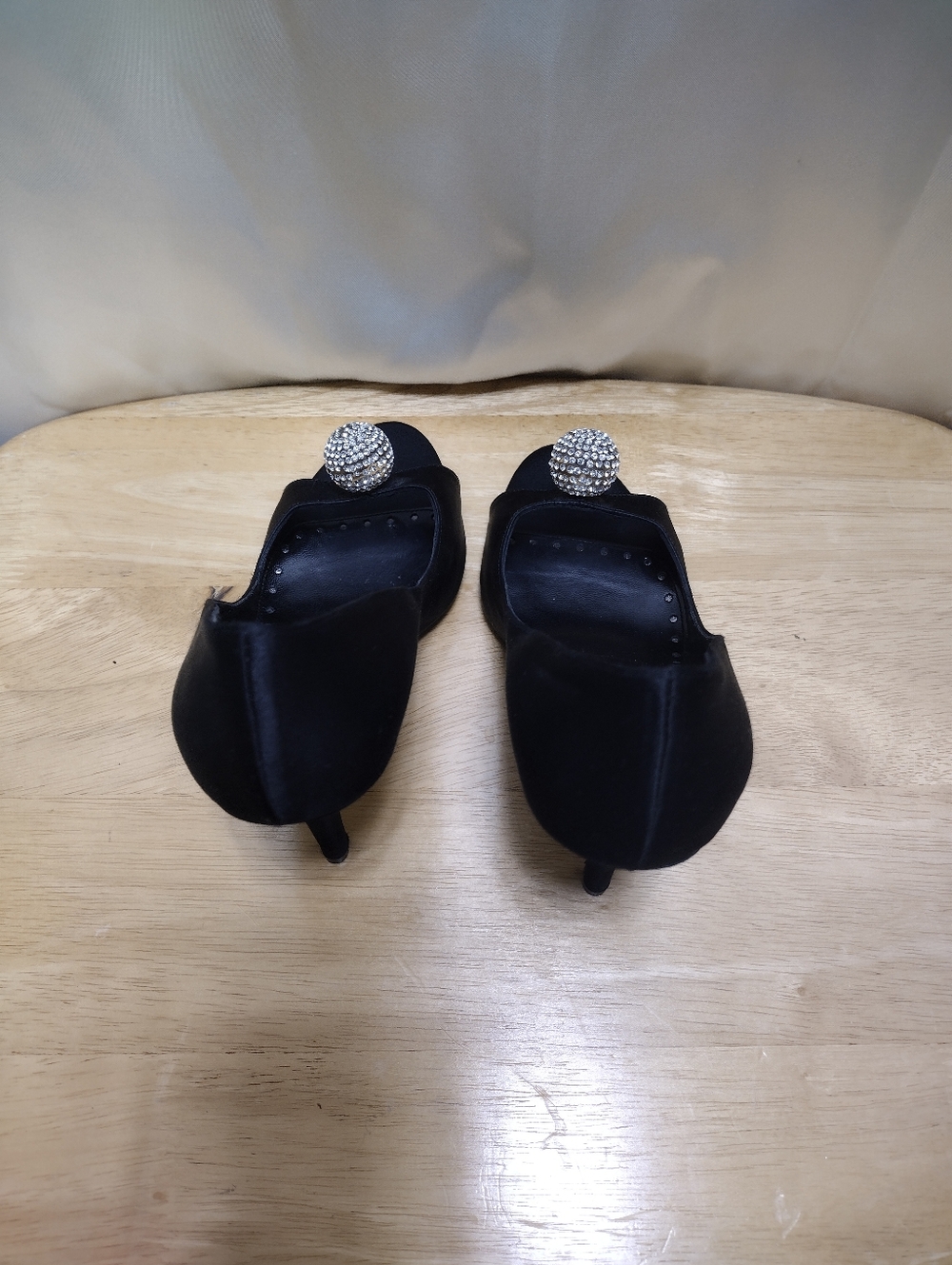 Vintage Yves Saint Laurent Pumps Heels Black 37.5 - Picture 4 of 10
